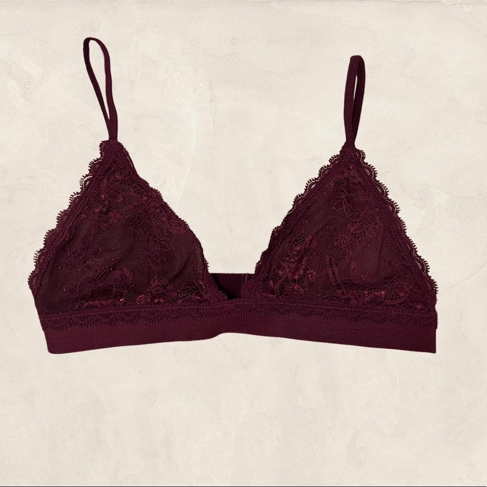 Maroon Bralette